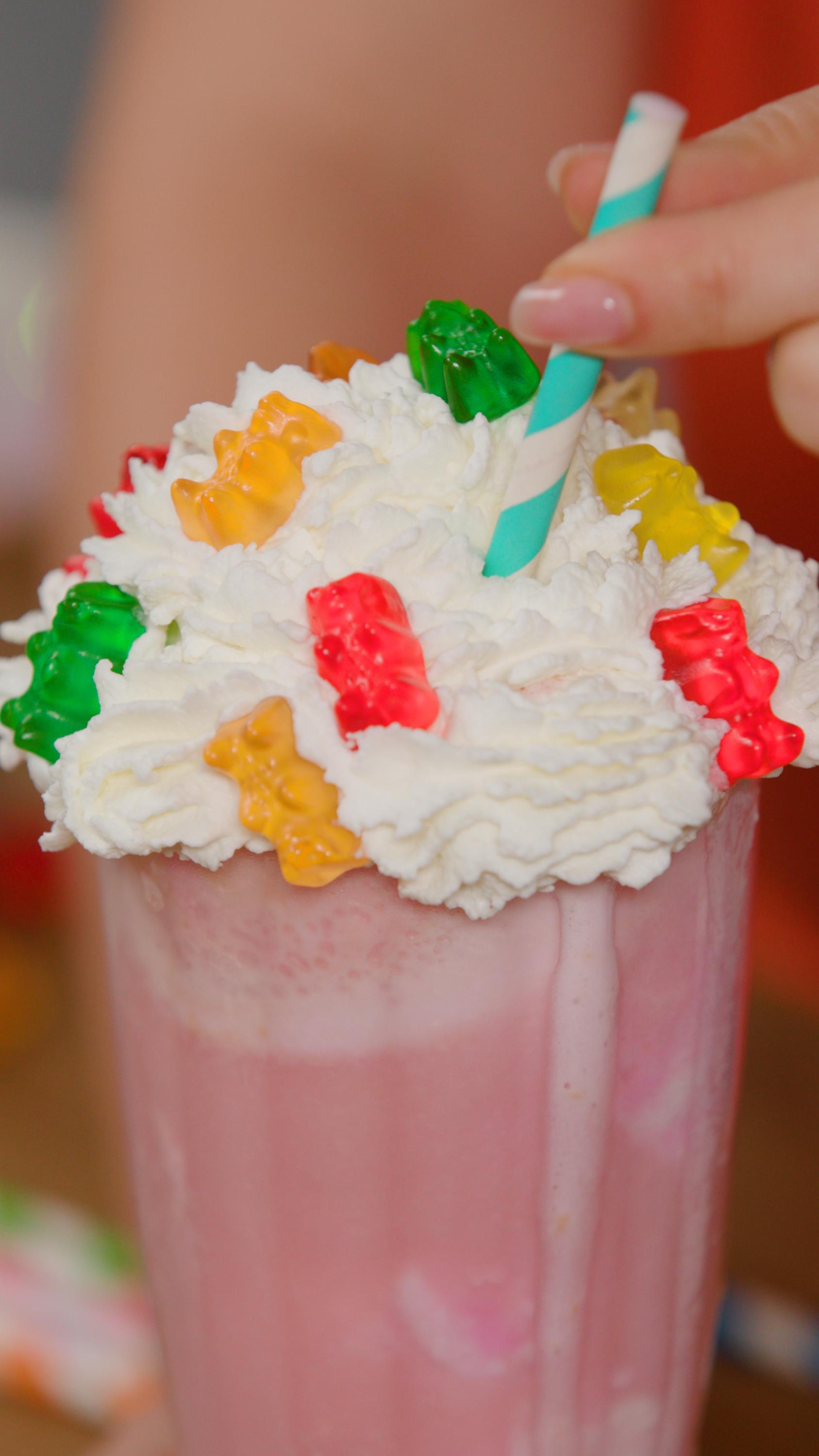 Rainbow Sherbet Float