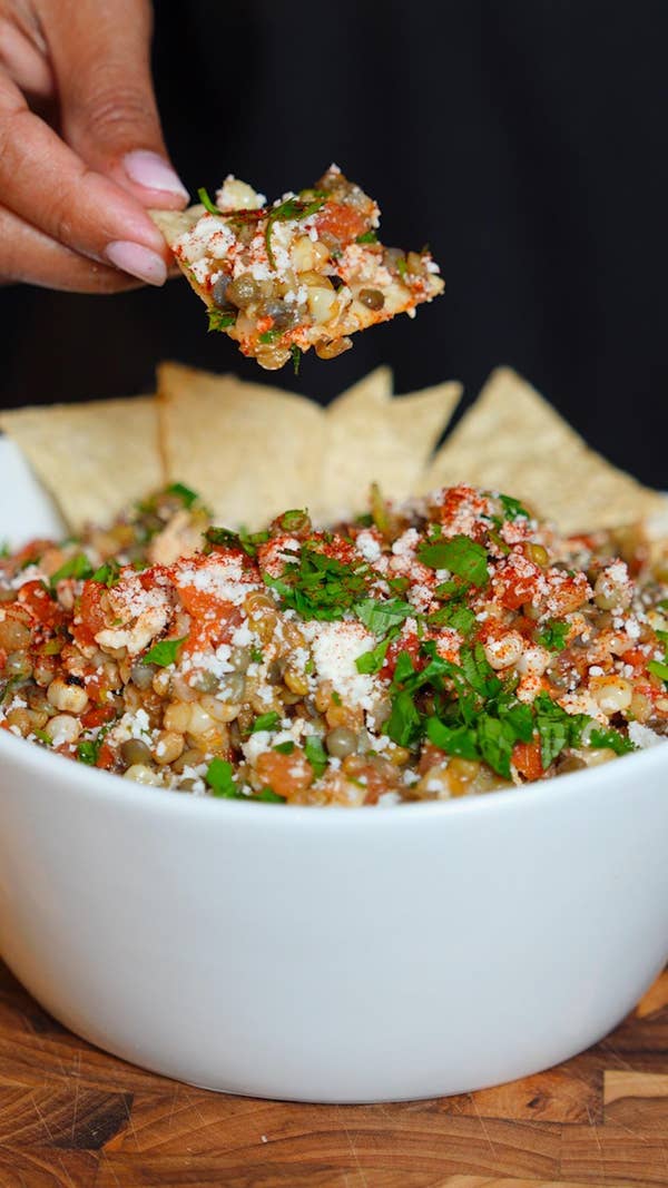 Elote Lentil Dip