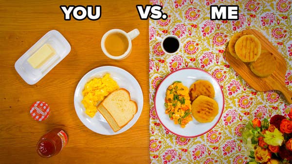 Huevos Pericos With Arepas