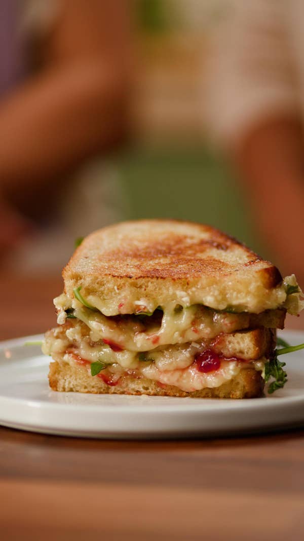 Brie & Jam Grilled Cheese