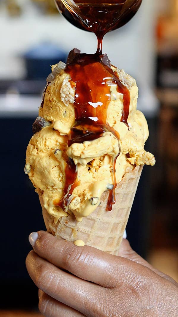 No-Churn Turmeric Latte Ice Cream
