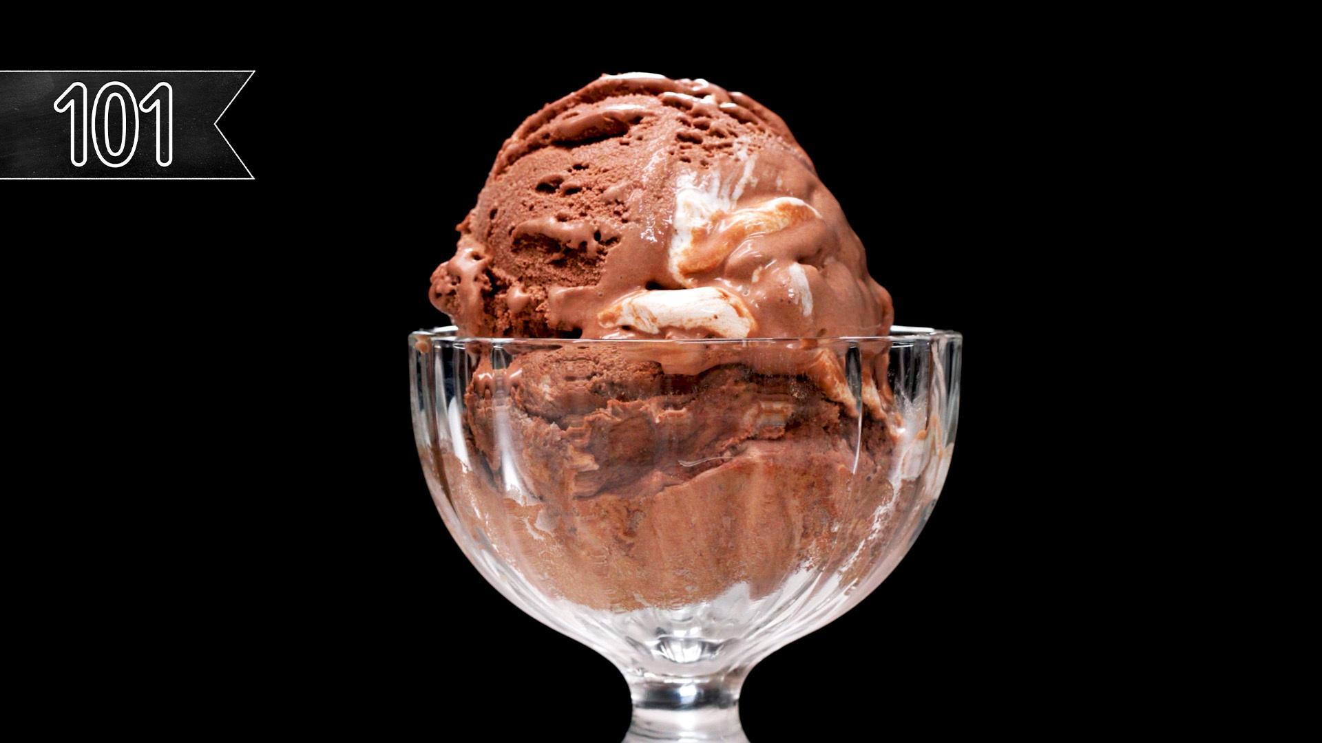 Malted Chocolate Marshmallow Ice Cream