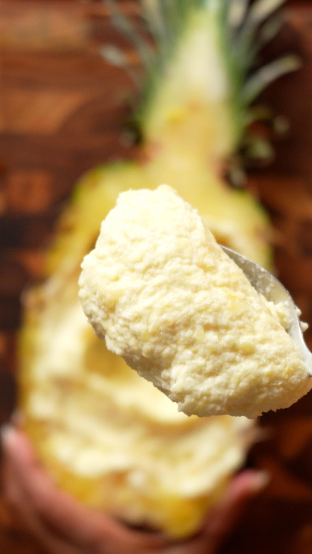 2-Ingredient Frozen Fruit Ice Cream (Mango And Pineapple)