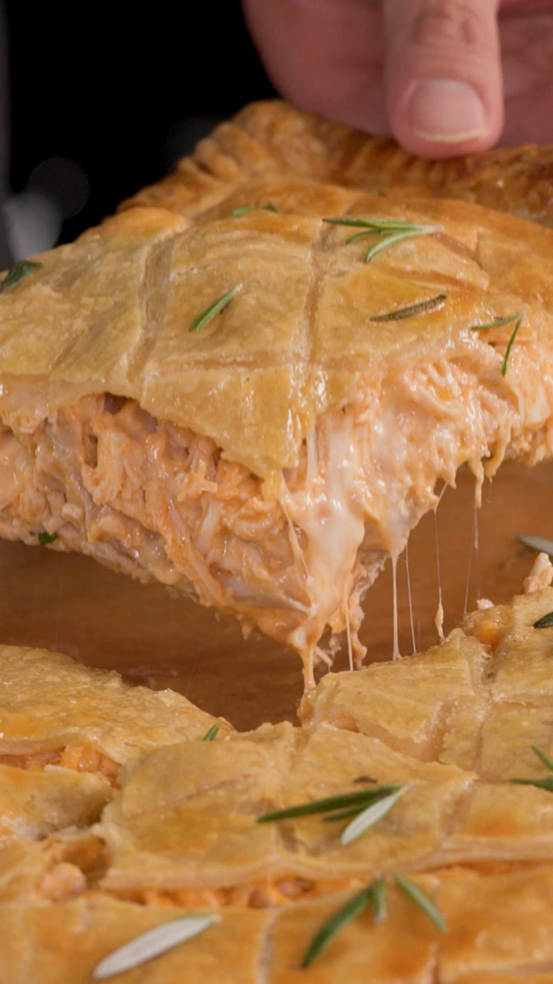 Buffalo Chicken Puff Pastries