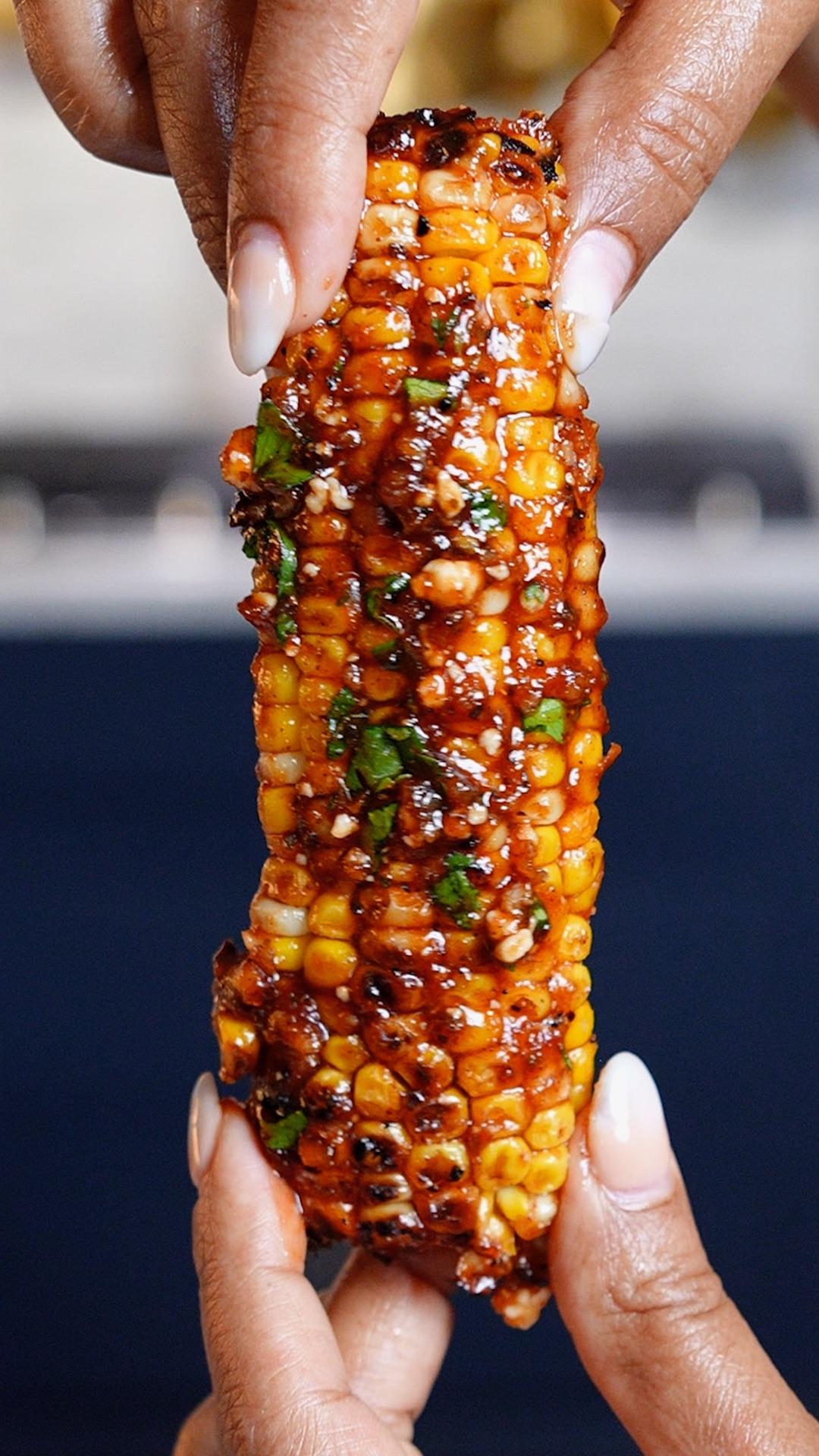 Sticky Creole Corn Ribs