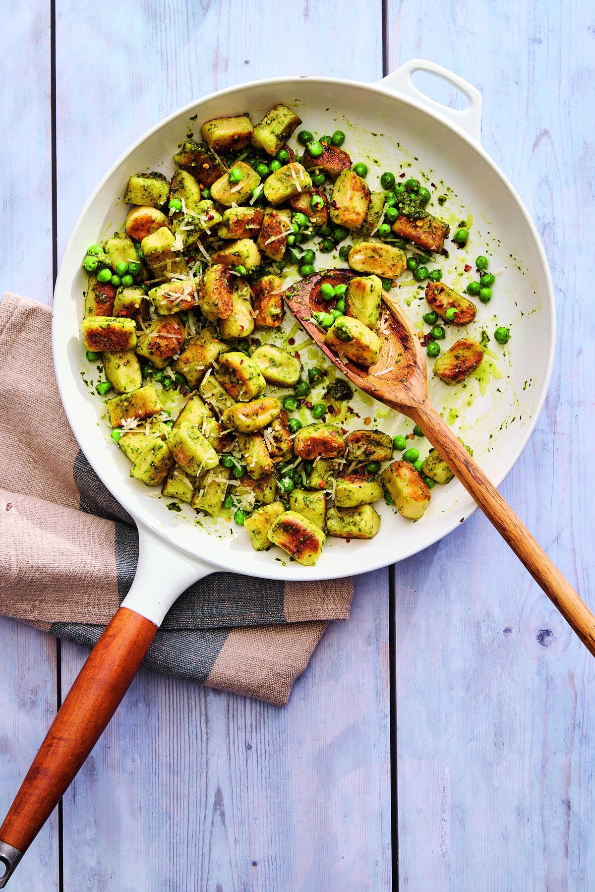 Cottage Cheese Gnocchi With Peas And Pesto Recipe by Tasty