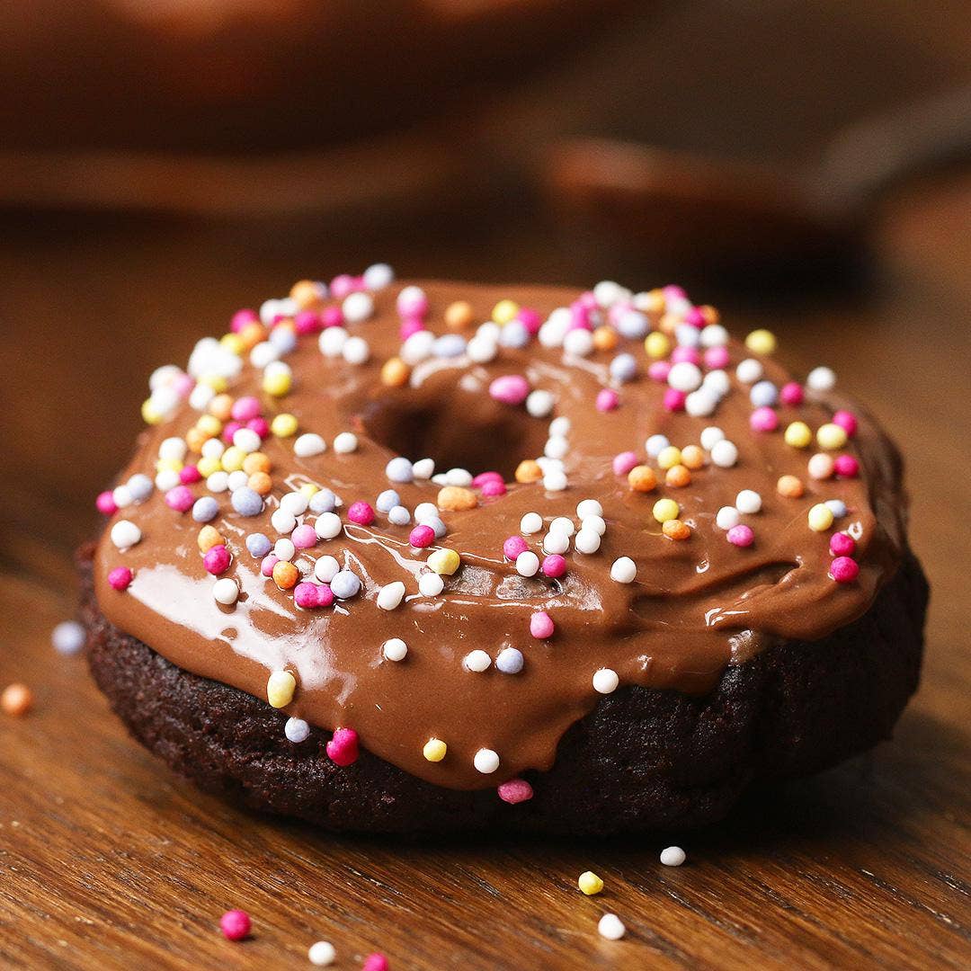 Download Easy Homemade Chocolate Doughnuts Recipe By Tasty