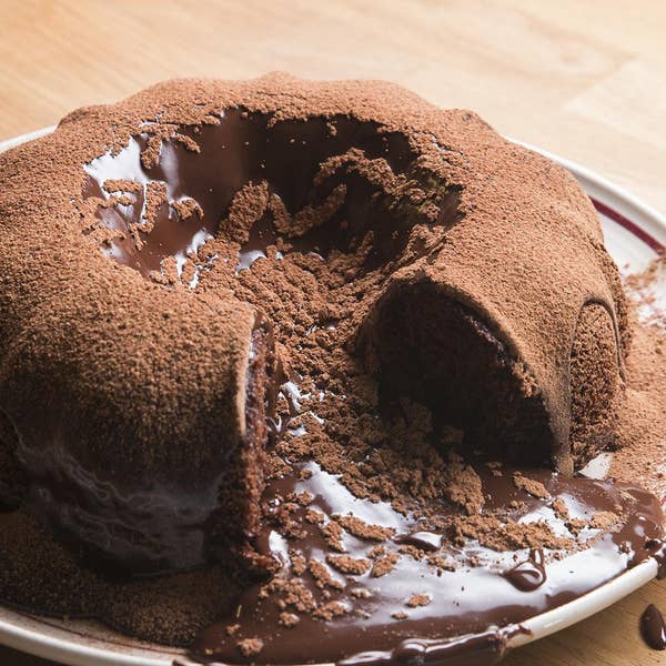 Giant Molten Chocolate Box Cake