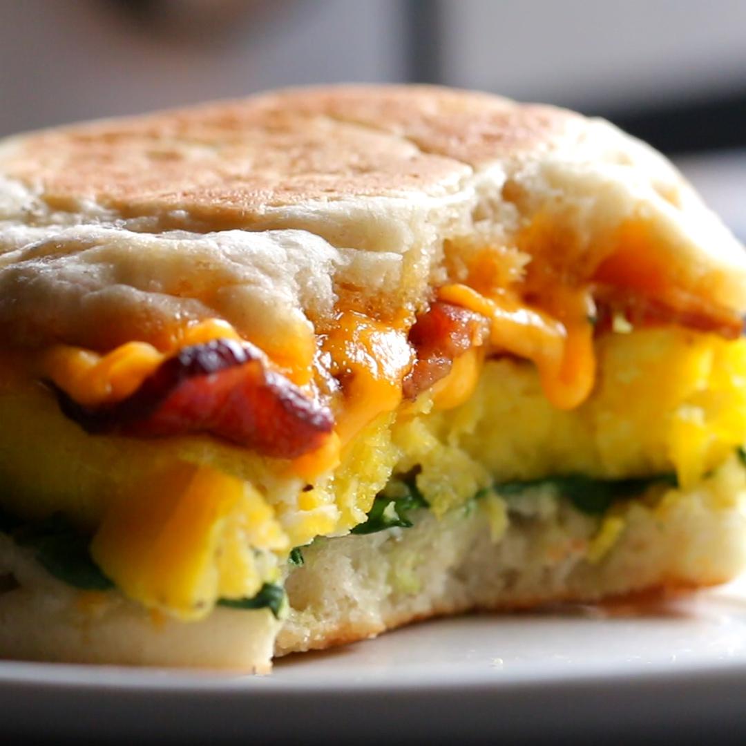 Microwave Prep Breakfast Sandwiches Recipe by Tasty