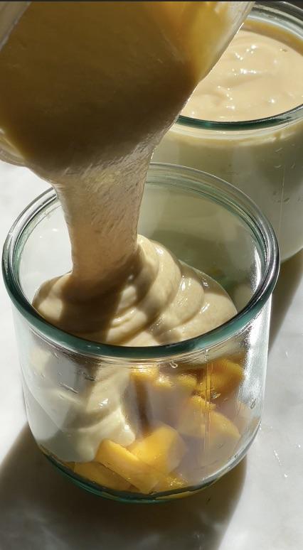 Silken Tofu Mango And White Chocolate Mousse