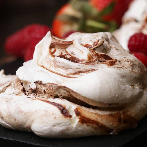 Chocolate Swirl Meringues