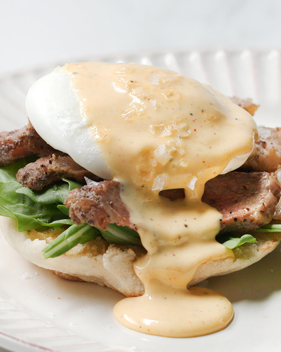 Eggs Benedict Sandwich