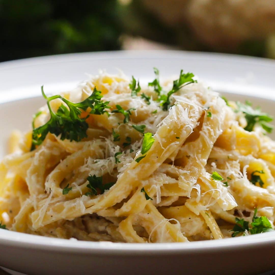 Cauliflower Alfredo Recipe By Tasty