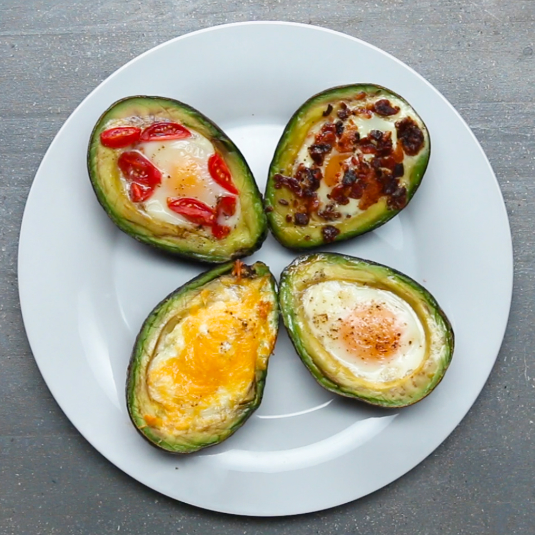 Baked Avocado Eggs - Eating Bird Food