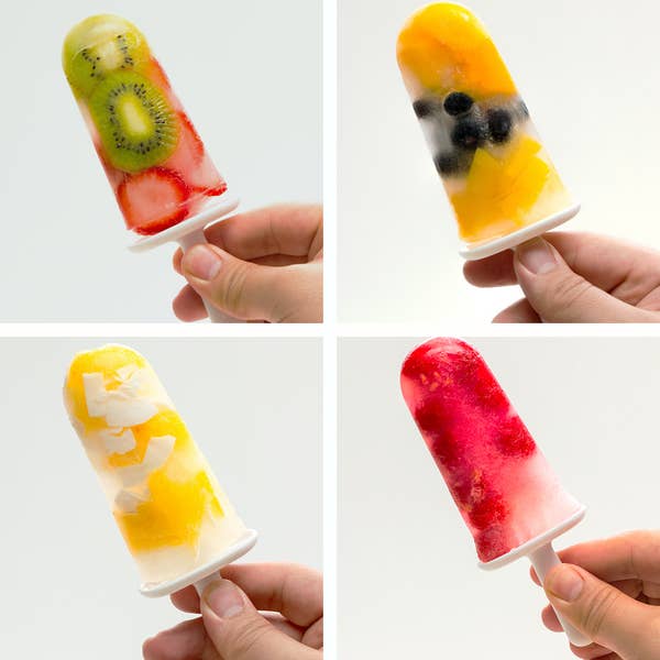 Fruit Popsicles 4 Ways