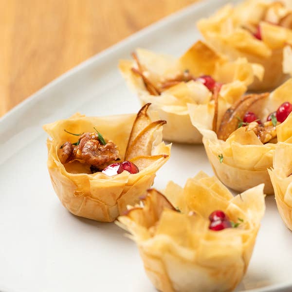 Brie And Walnut Bites