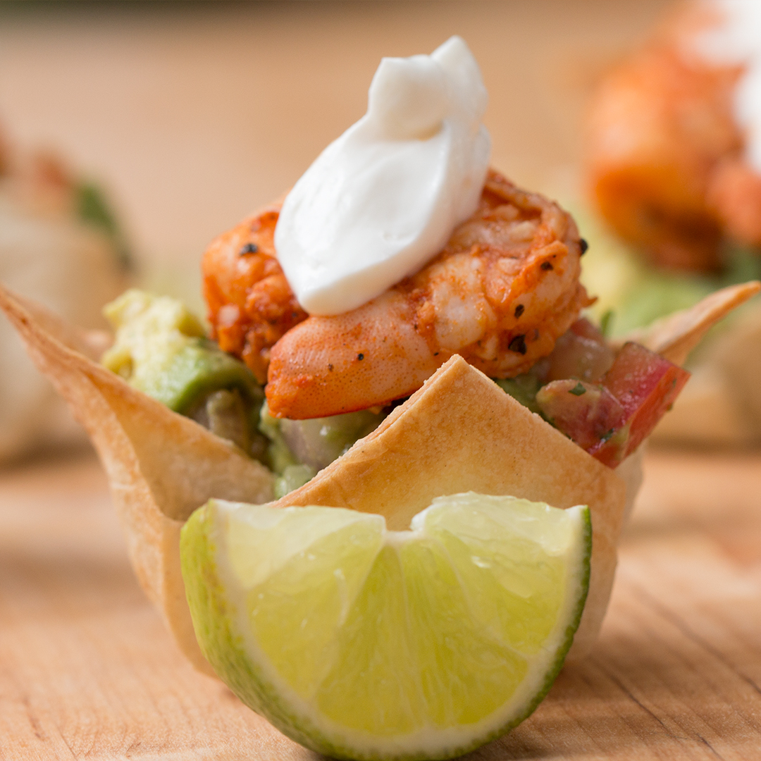 Shrimp Cups With Chunky Avocado Salsa Recipe By Tasty