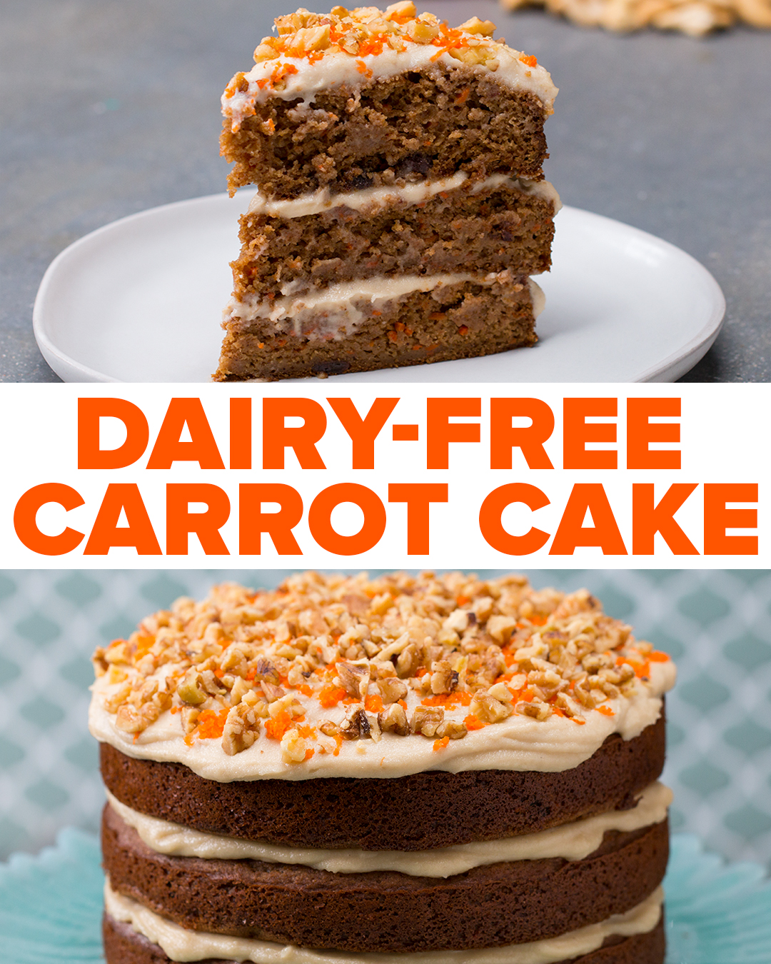 Decadent Dairy Free Carrot Cake Recipe By Tasty