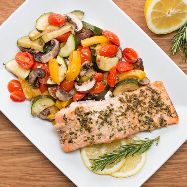 One-Pan Lemon Herb Salmon & Veggies