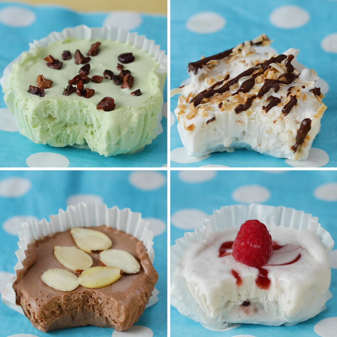 Dairy-Free Ice Cream Cups 4 Ways | Recipes