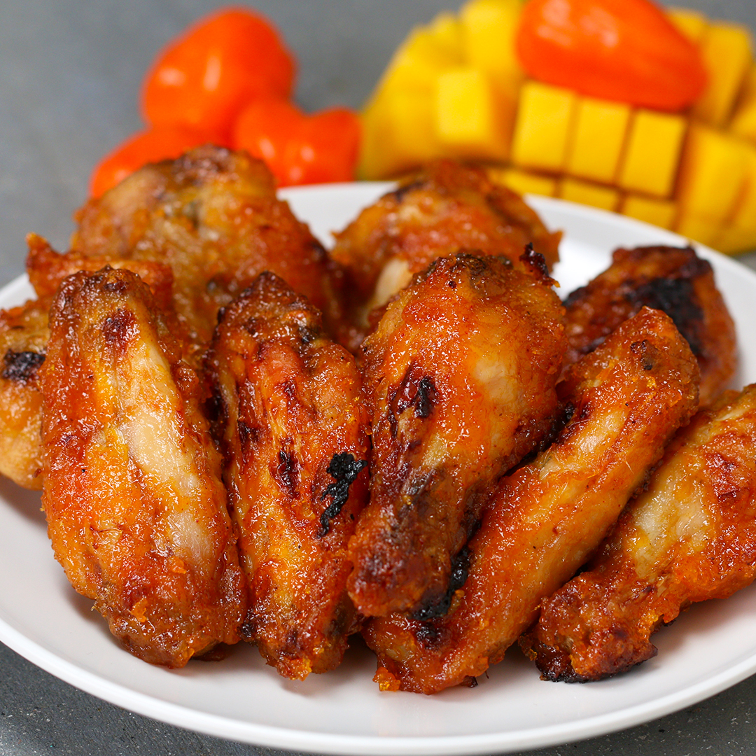 Spicy Mango Chicken Wings Recipe By Tasty