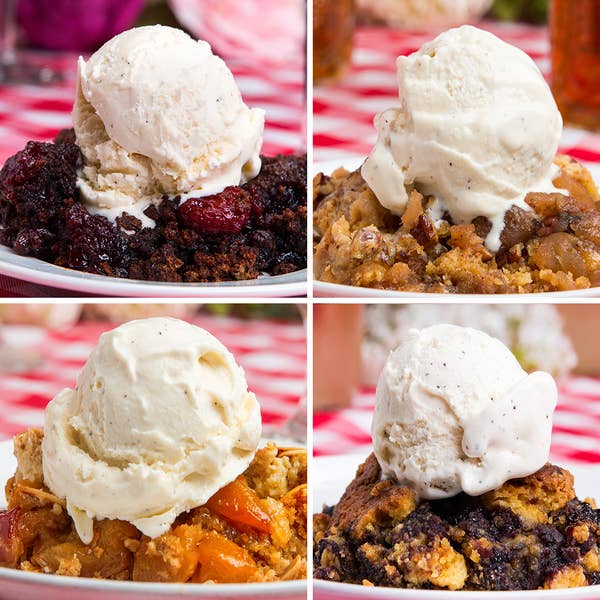 Easy Skillet Cobbler 4 Ways