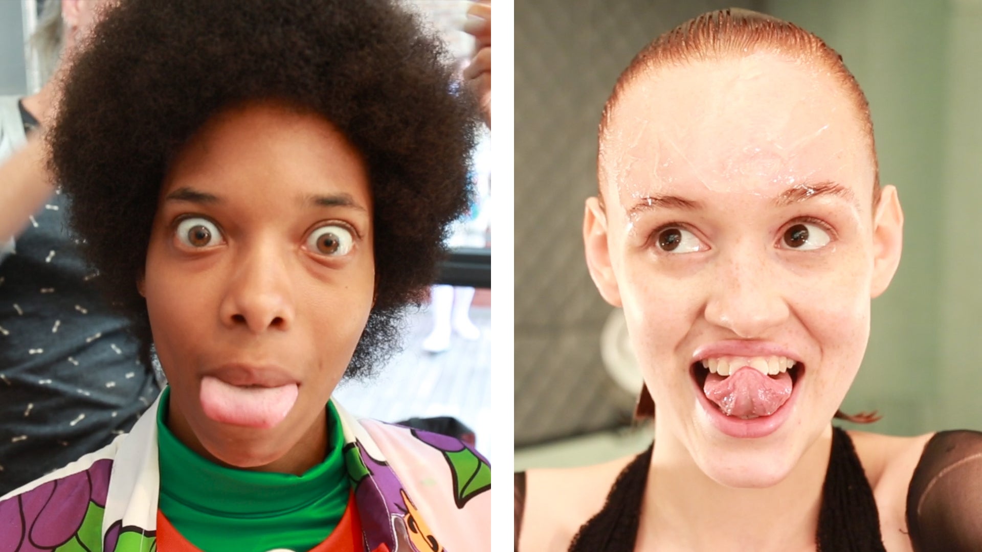 Models Make Funny Faces