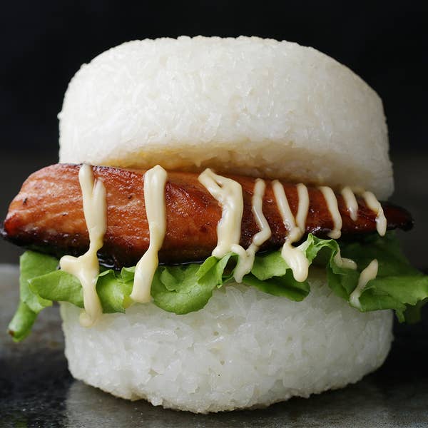 Teriyaki Salmon Burger