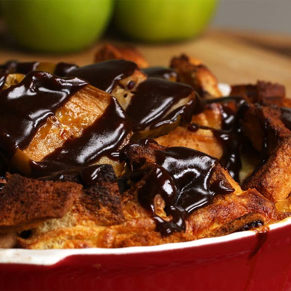 Toffee Apple Bread Pudding