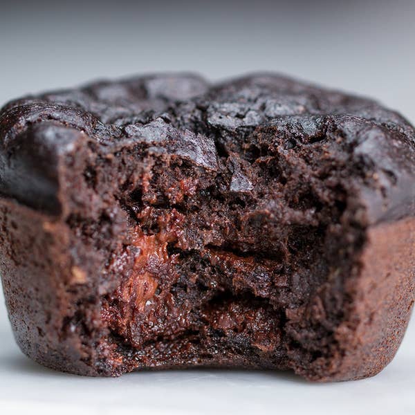 Dark Chocolate Banana Bread Muffins