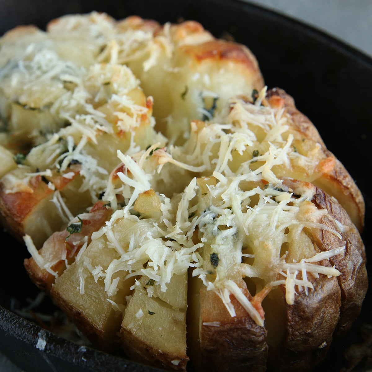Blooming Baked Potato Recipe by Tasty-image
