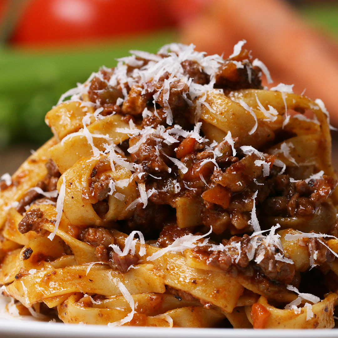 Italian Style Bolognese Ragu Recipe By Tasty