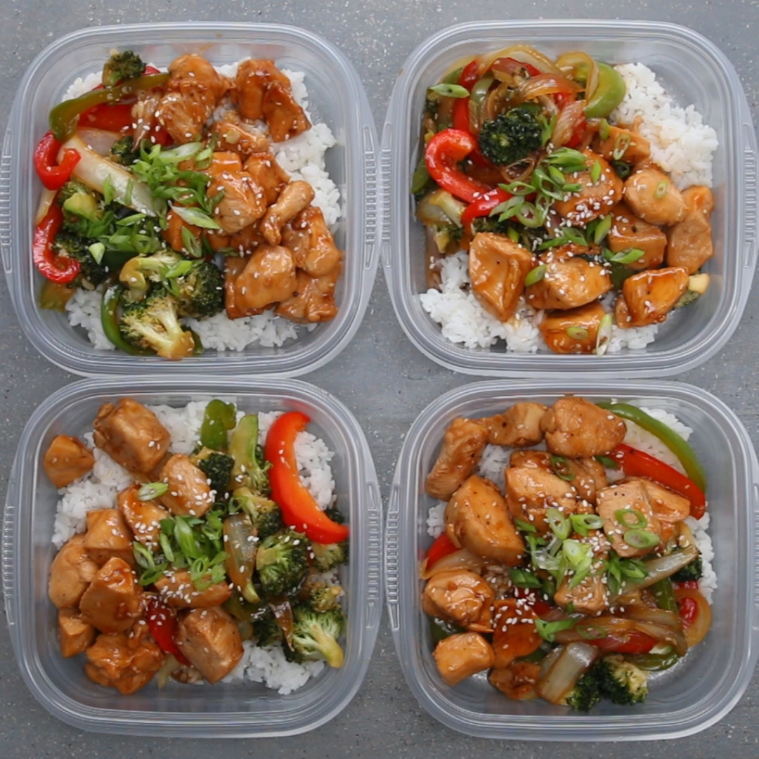 Weekday Meal-prep Chicken Teriyaki Stir-fry Recipe by Tasty image
