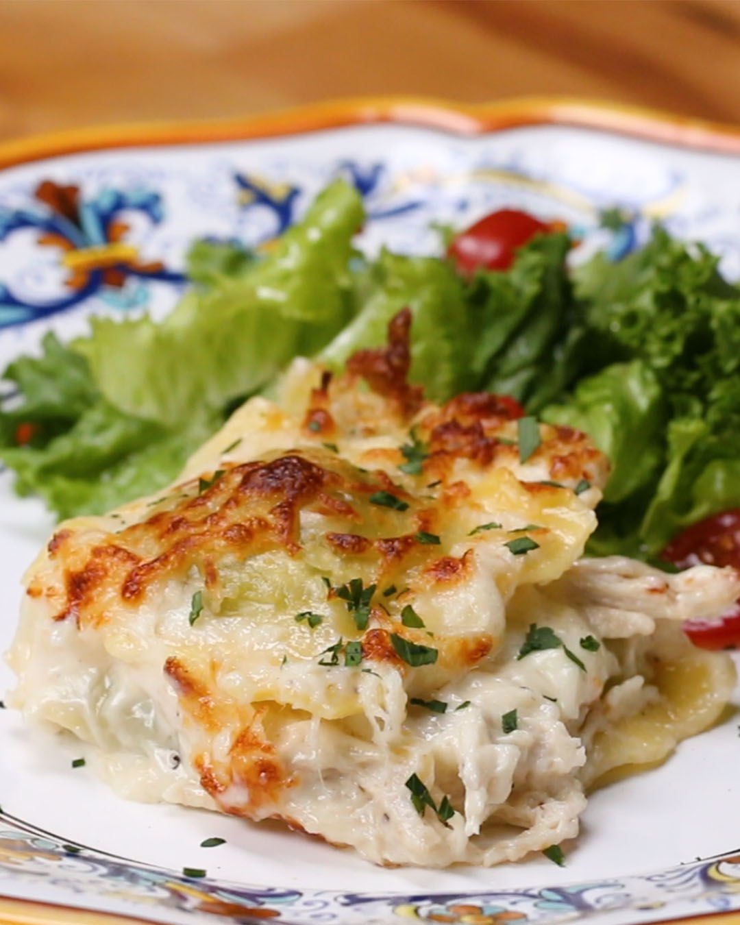 Chicken Alfredo Ravioli Lasagna Recipe By Tasty chicken alfredo ravioli lasagna recipe by tasty