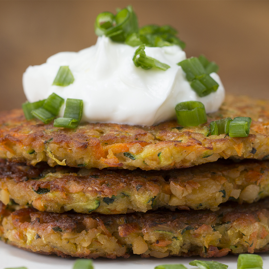 Zucchini Carrot Fritters Recipe by Tasty_image
