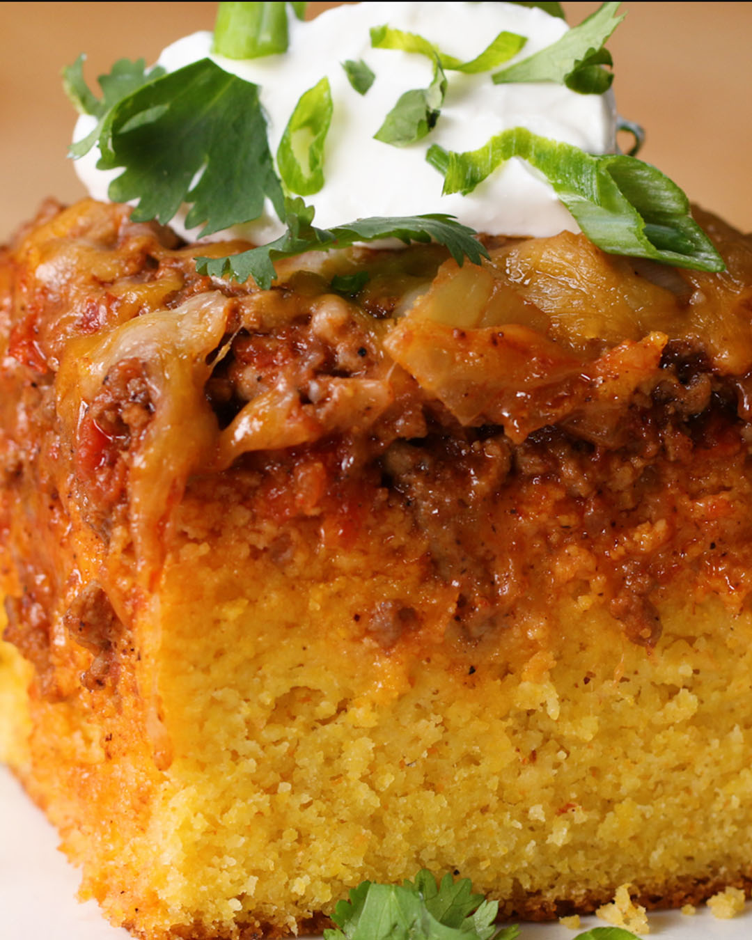 Chili Cheese Corn Bread Poke Cake Recipe By Tasty