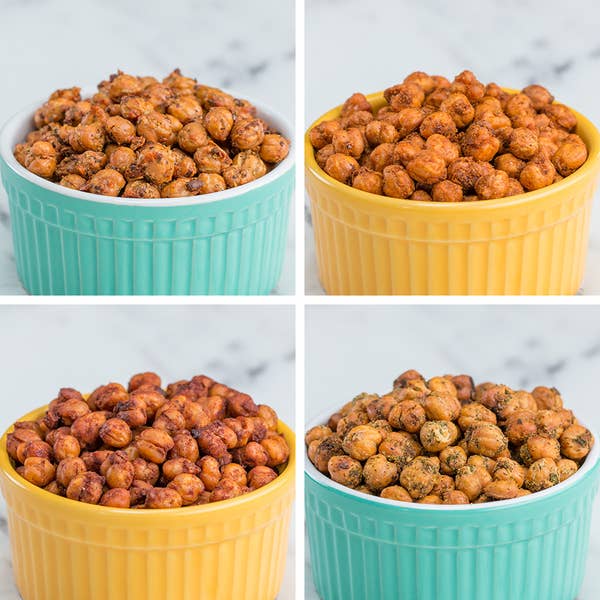 Roasted Chickpeas 4 Ways