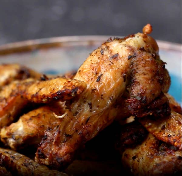 Air Fryer Zesty Chicken Wings