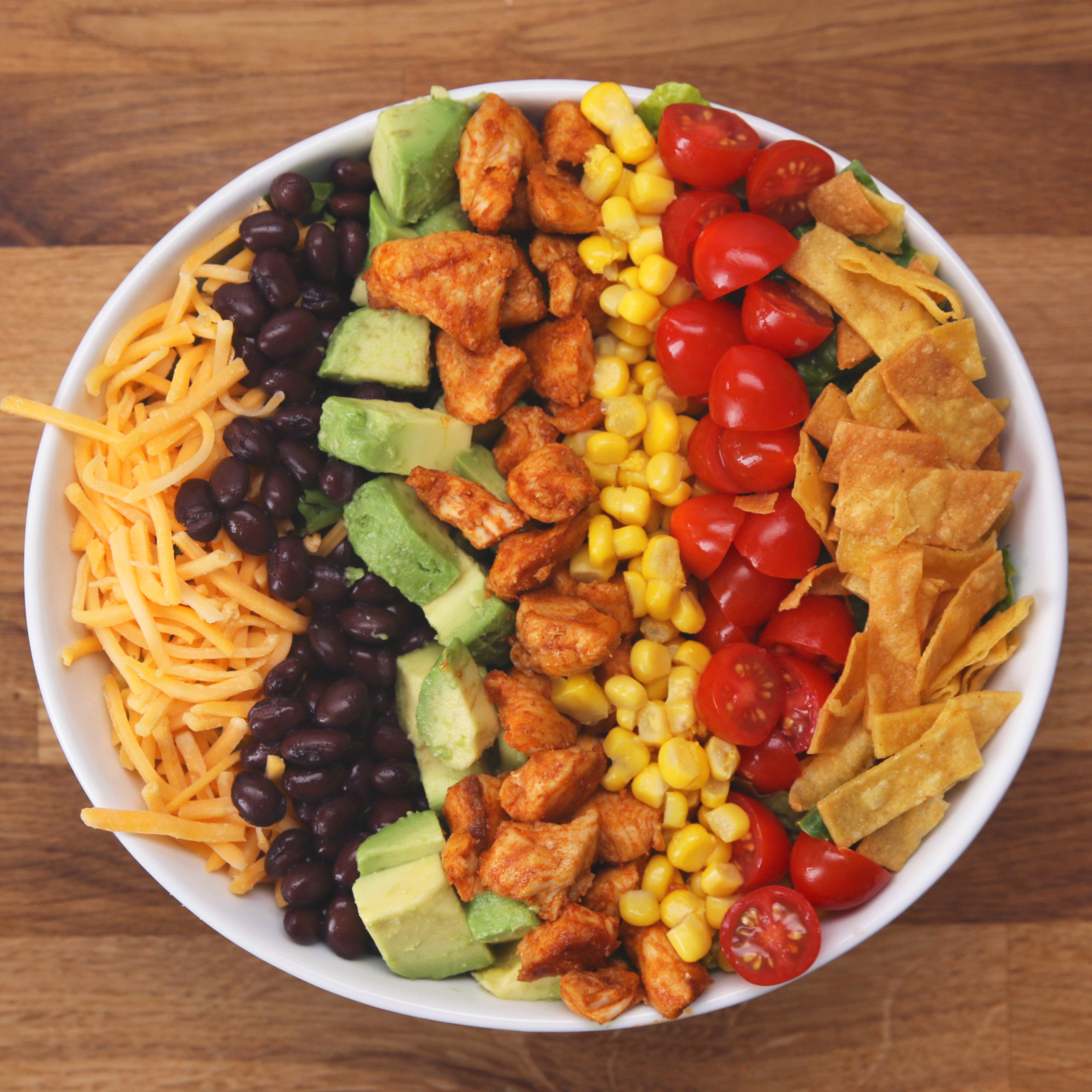 Southwestern Taco Salad Recipe By Tasty