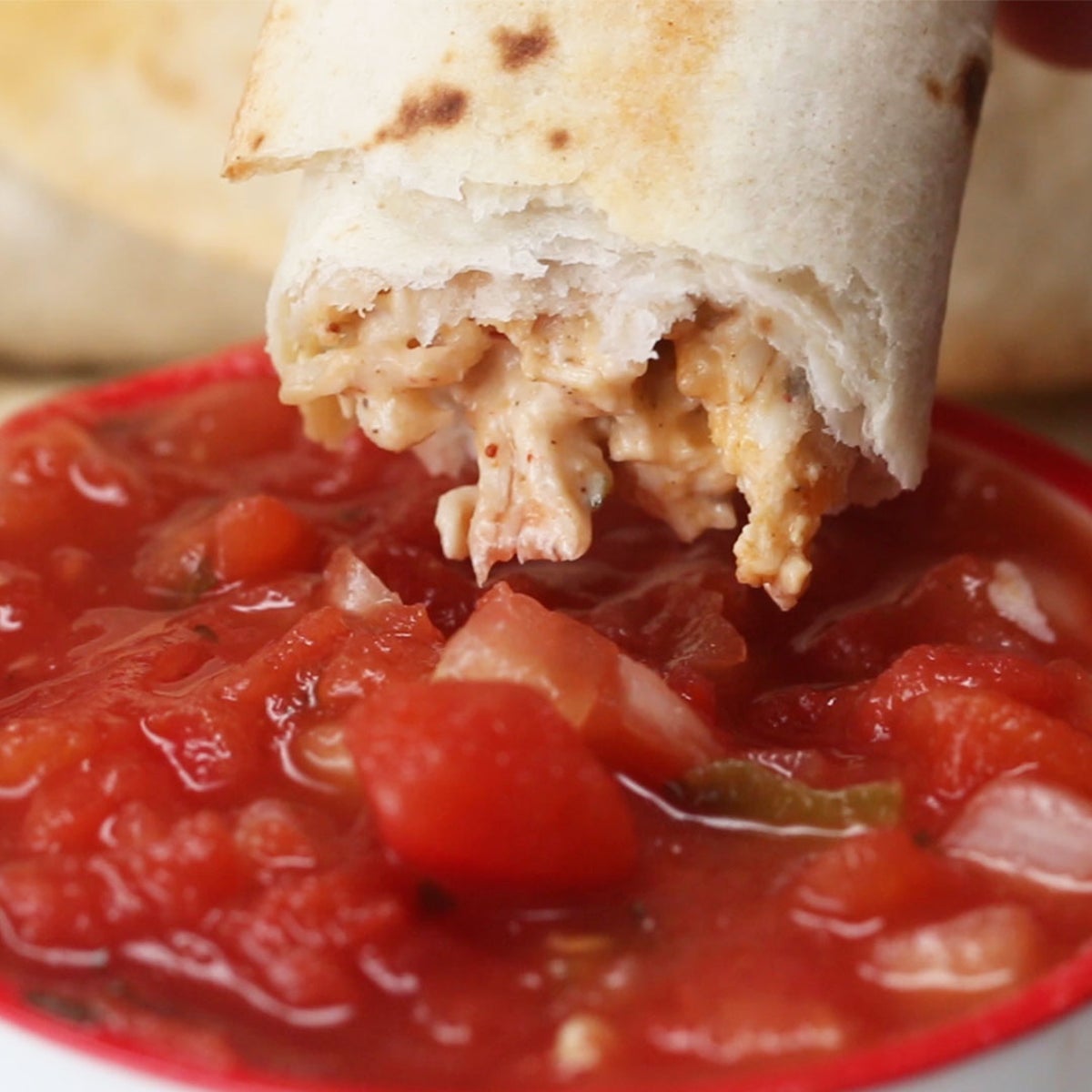 Cheesy Chicken Rolled Tacos Recipe by Tasty-image