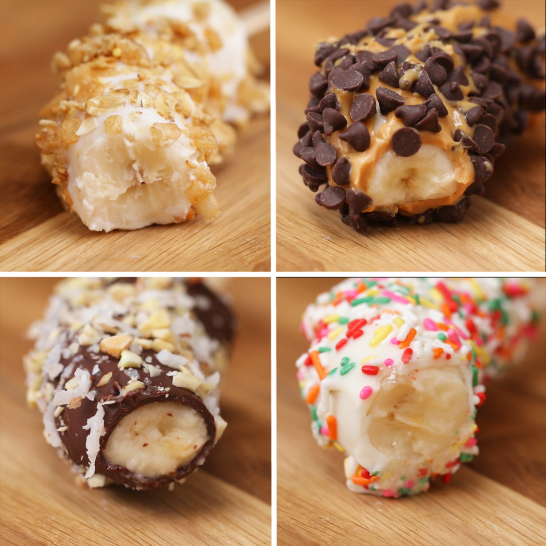 Fun And Easy Frozen Bananas 4 Ways Recipes   Square Thumb Option A 