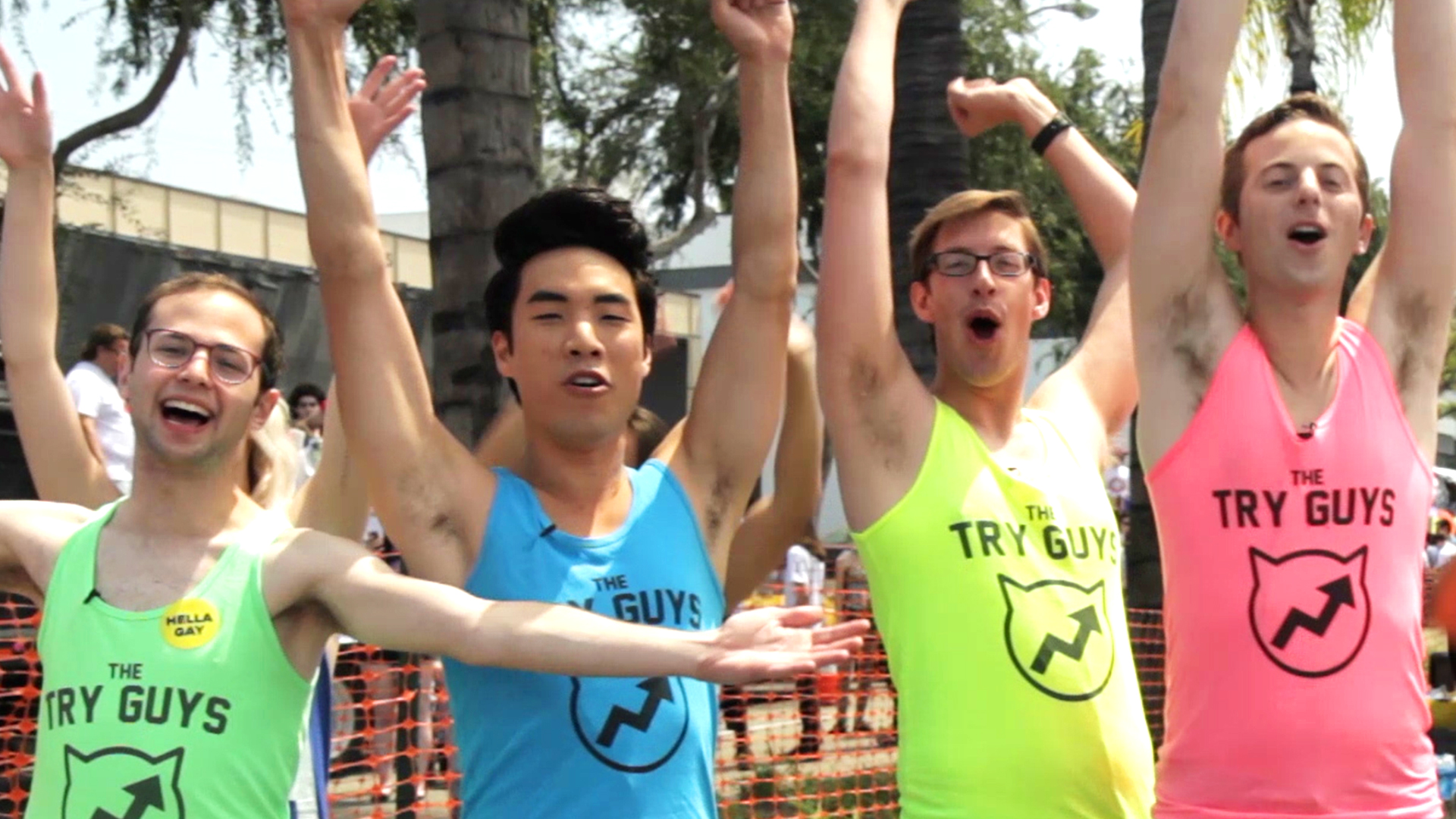 The Try Guys March In The Pride Parade