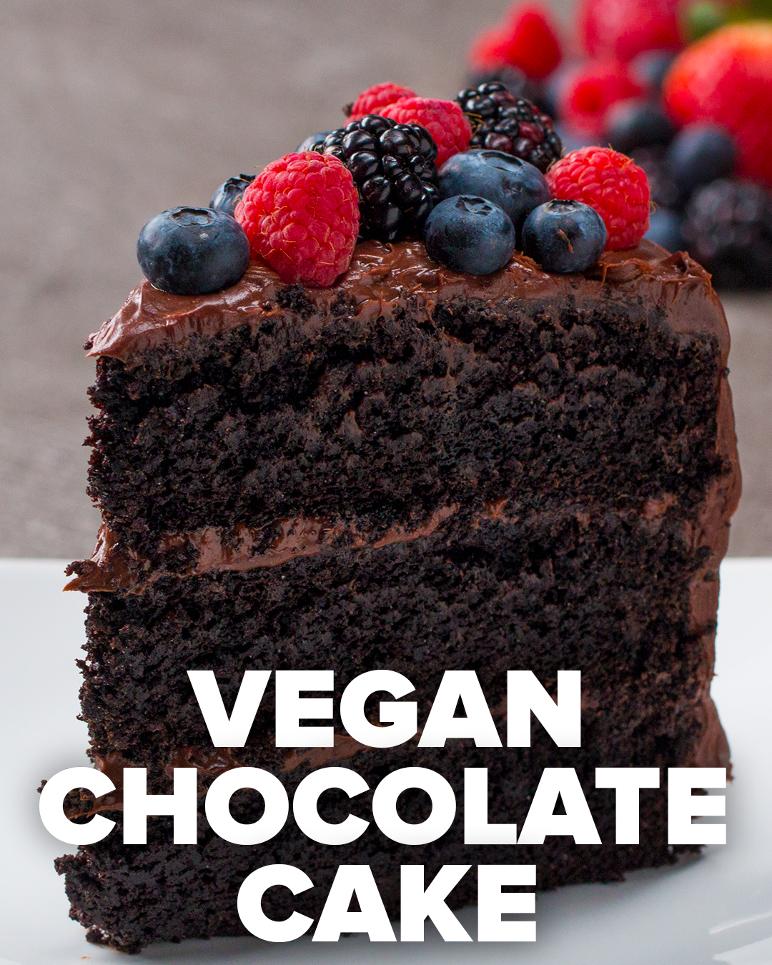 BEST EVER Vegan Chocolate Cake (Egg Free) - Sweetest Menu