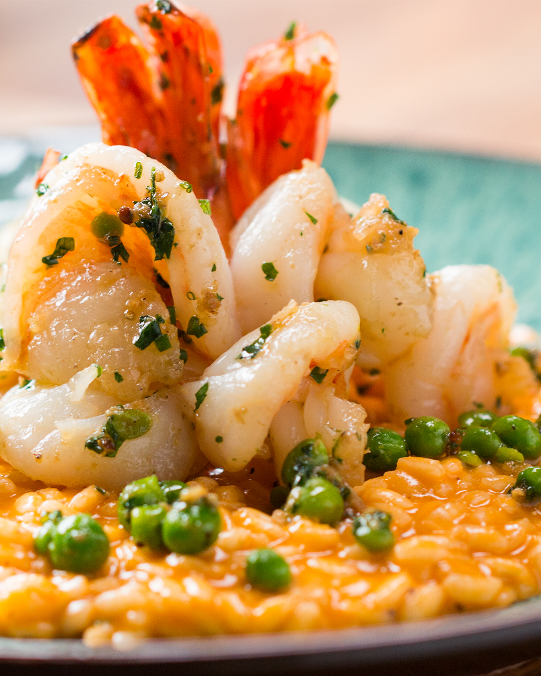 One Pan Creamy Garlic Shrimp Risotto - It's Cheat Day Everyday