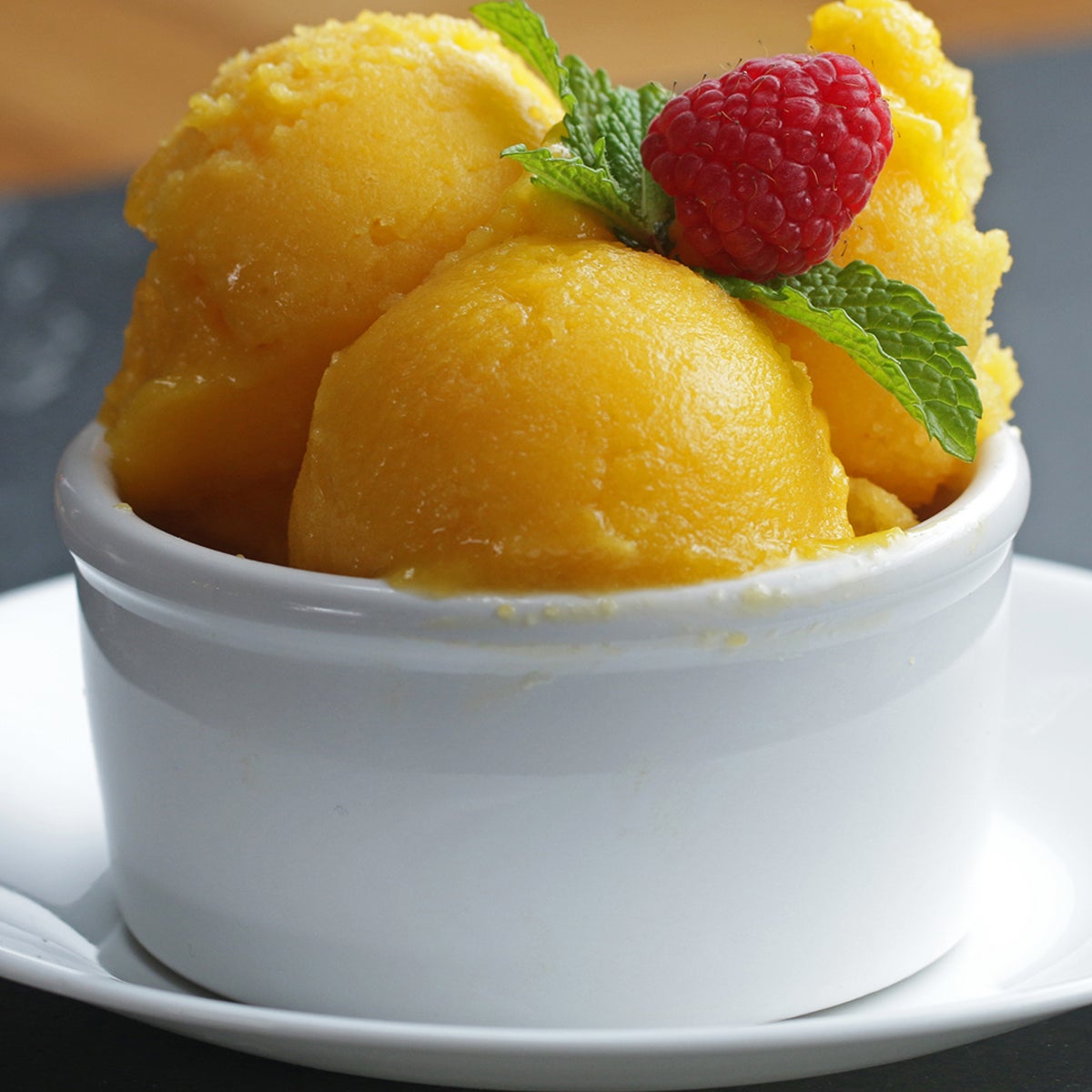 junk sand Uensartet 3-Ingredient Mango Sorbet Recipe by Tasty