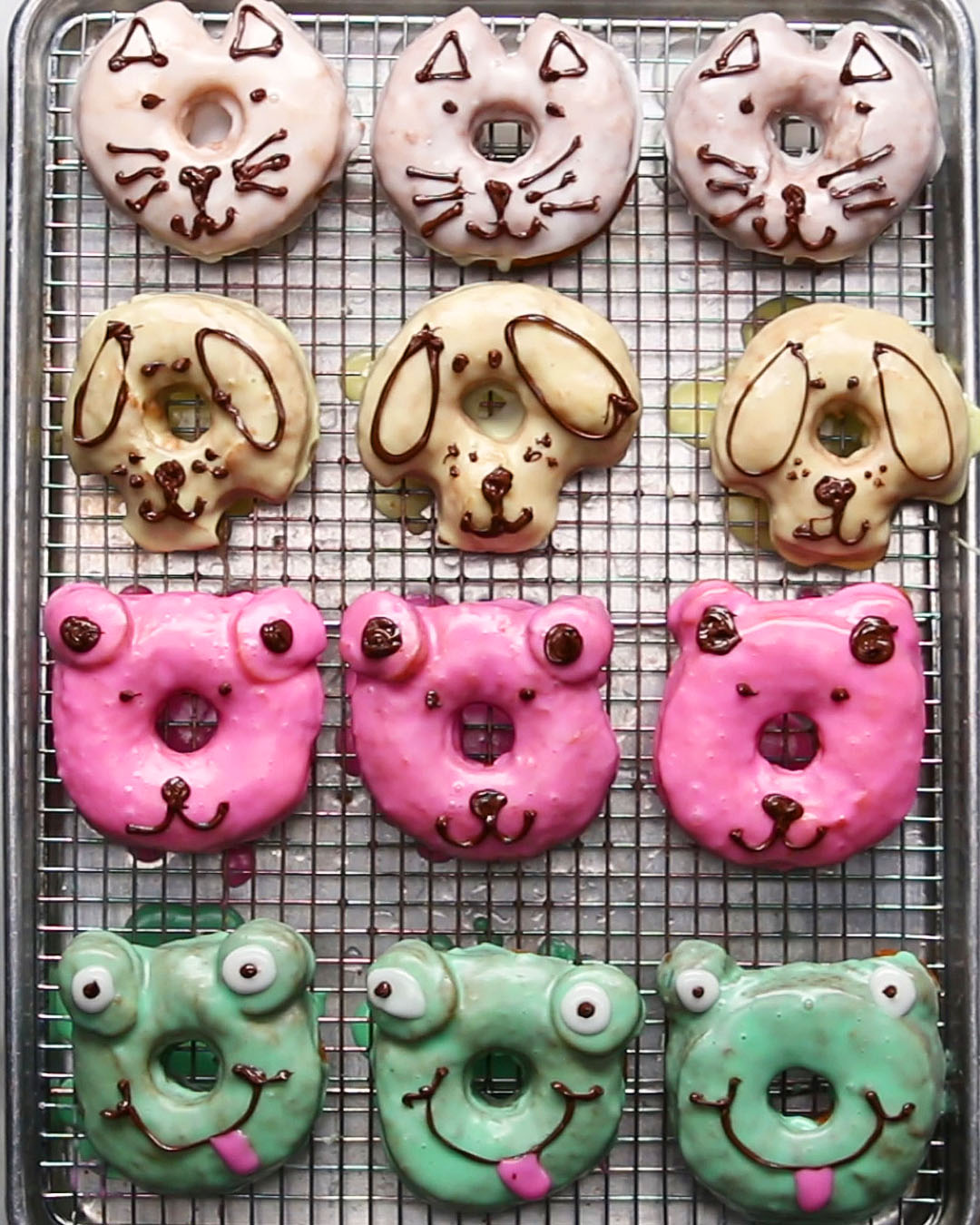 dog shaped donuts