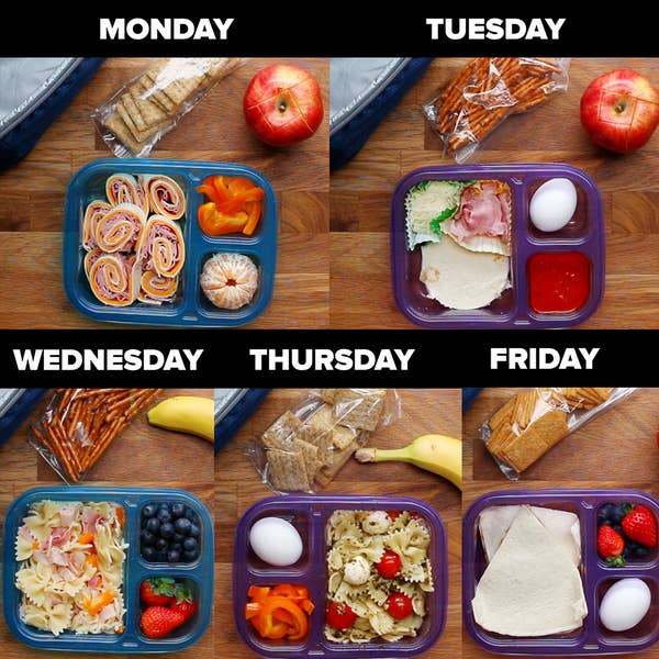 A Week's Worth Of Make-Ahead School Lunches That Aren't Sandwiches