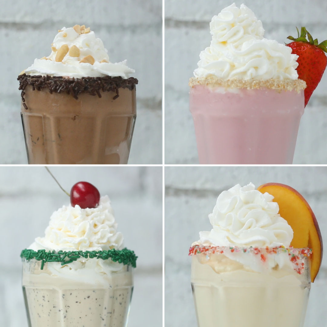 Spiked Milkshake 4 Ways Spiked Milkshake 4 Ways