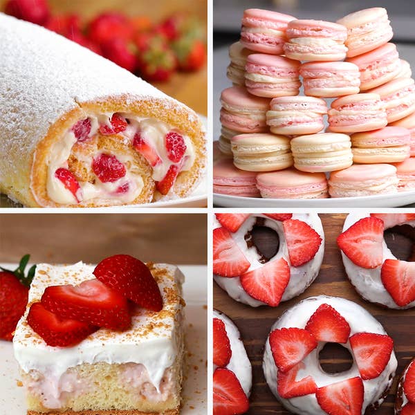 6 Strawberry Cheesecake Desserts  