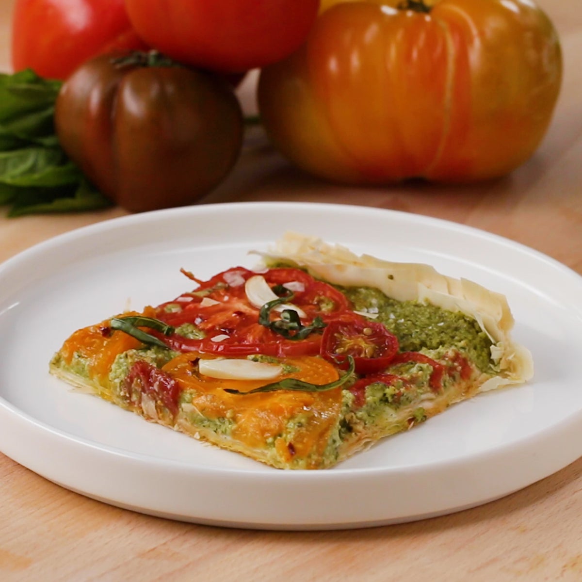 Heirloom Tomato Tart - This Savory Vegan